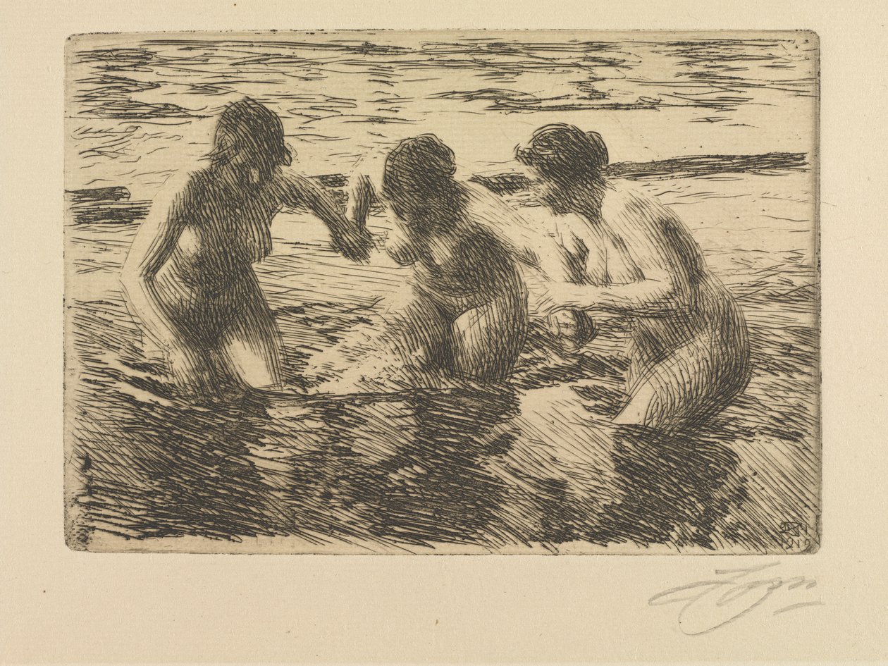 Contra la corriente de Anders Zorn