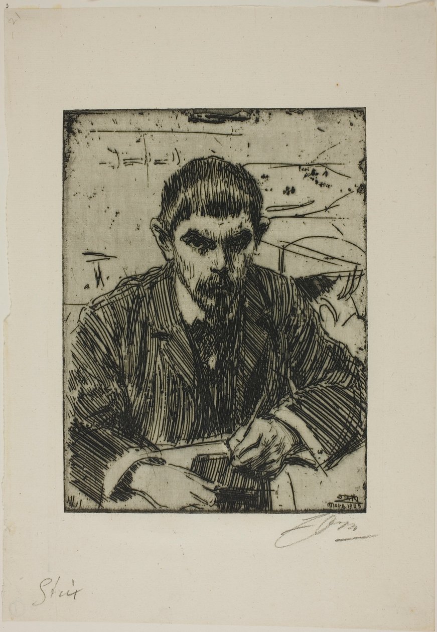 Albert Engström de Anders Zorn