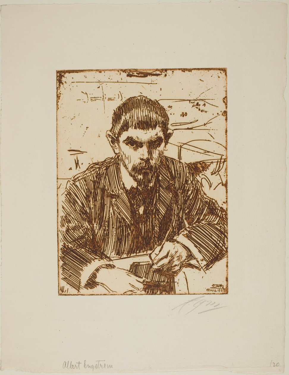Albert Engström de Anders Zorn