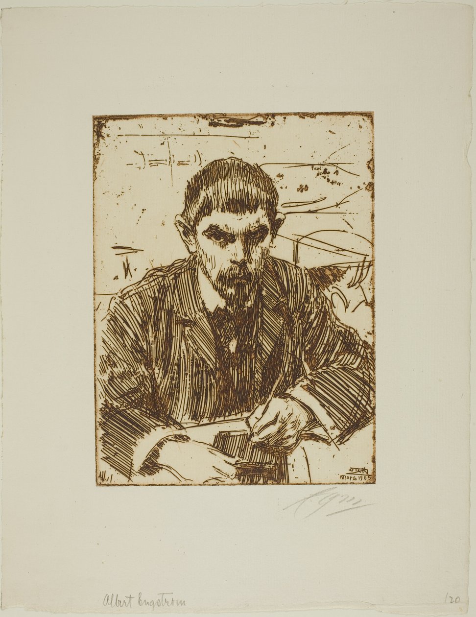 Albert Engström de Anders Leonard Zorn
