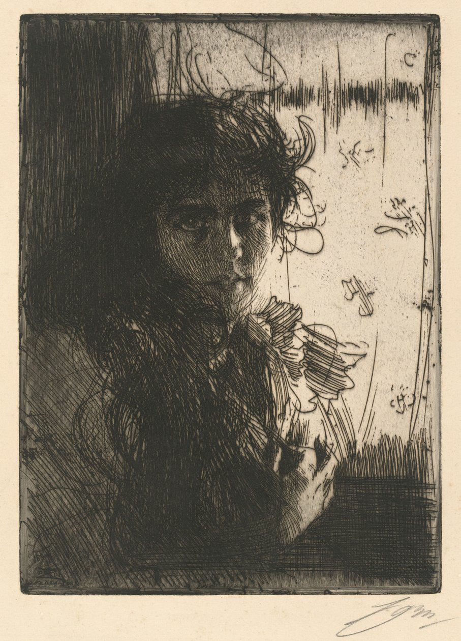 Una joven irlandesa o Annie de Anders Zorn