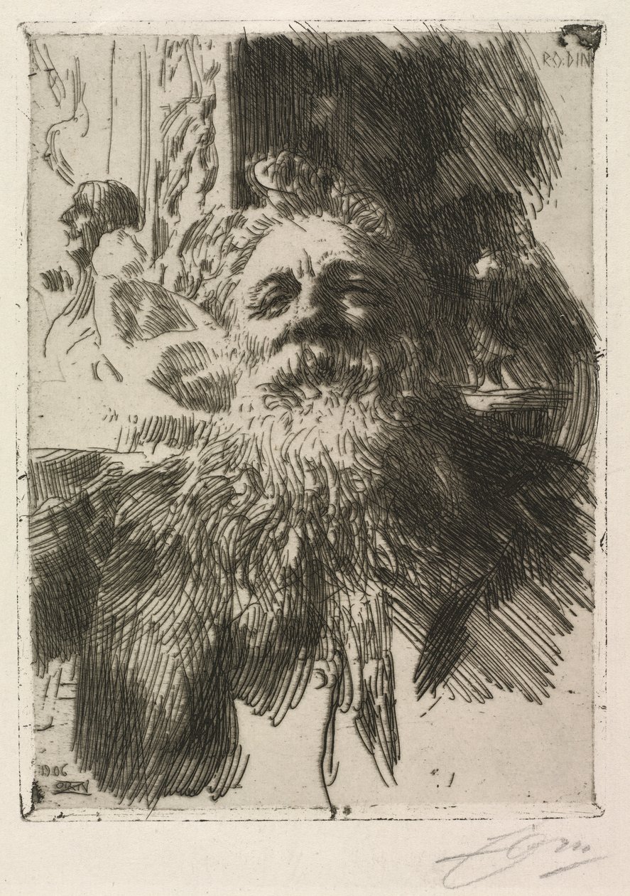 Auguste Rodin de Anders Leonard Zorn