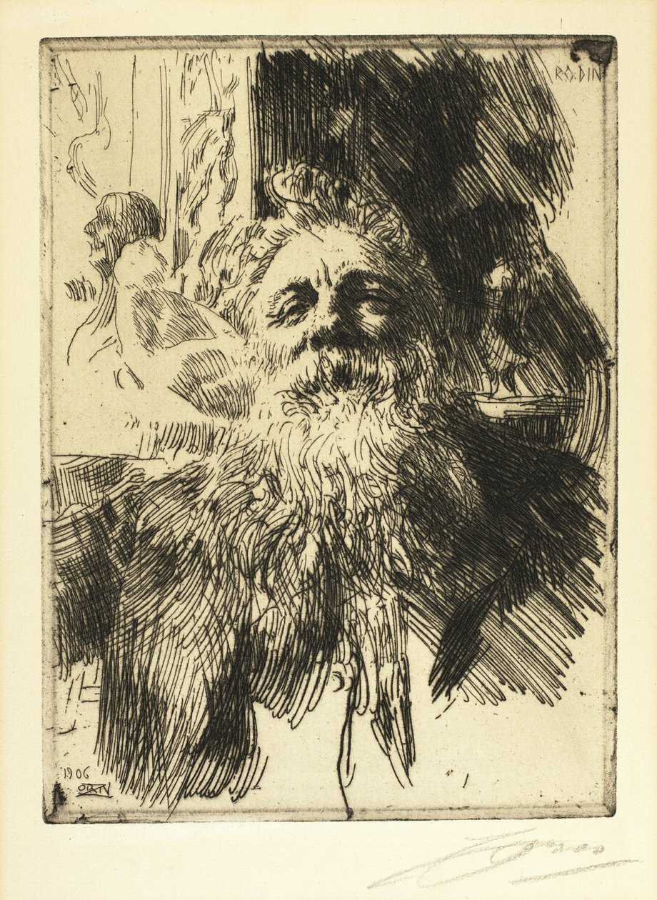 Auguste Rodin de Anders Leonard Zorn