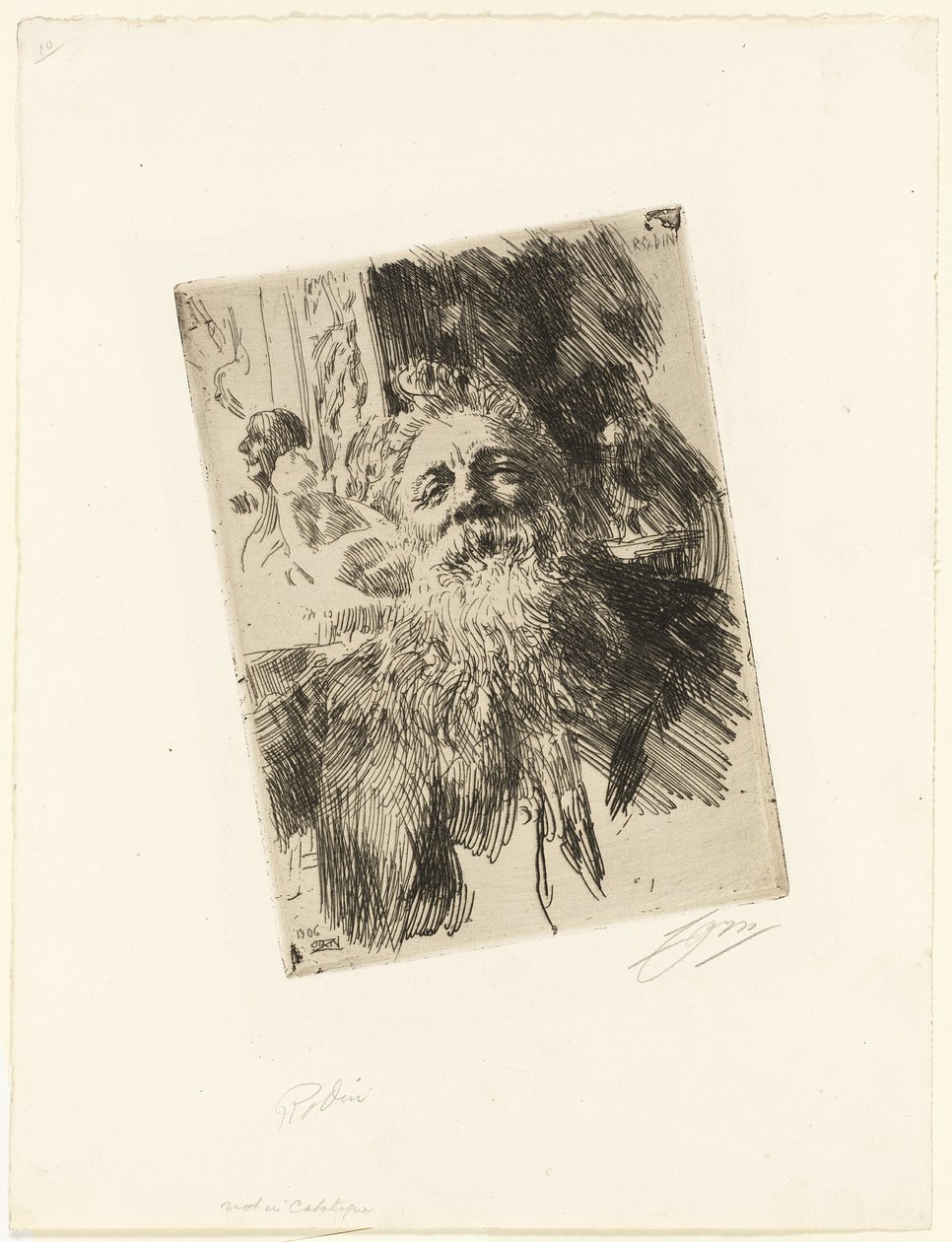 Auguste Rodin de Anders Leonard Zorn