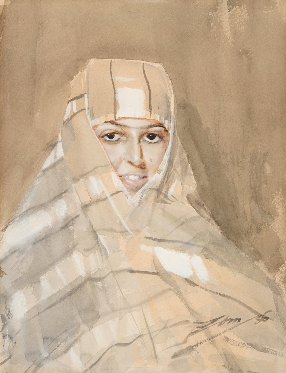 Niña beduina de Anders Zorn