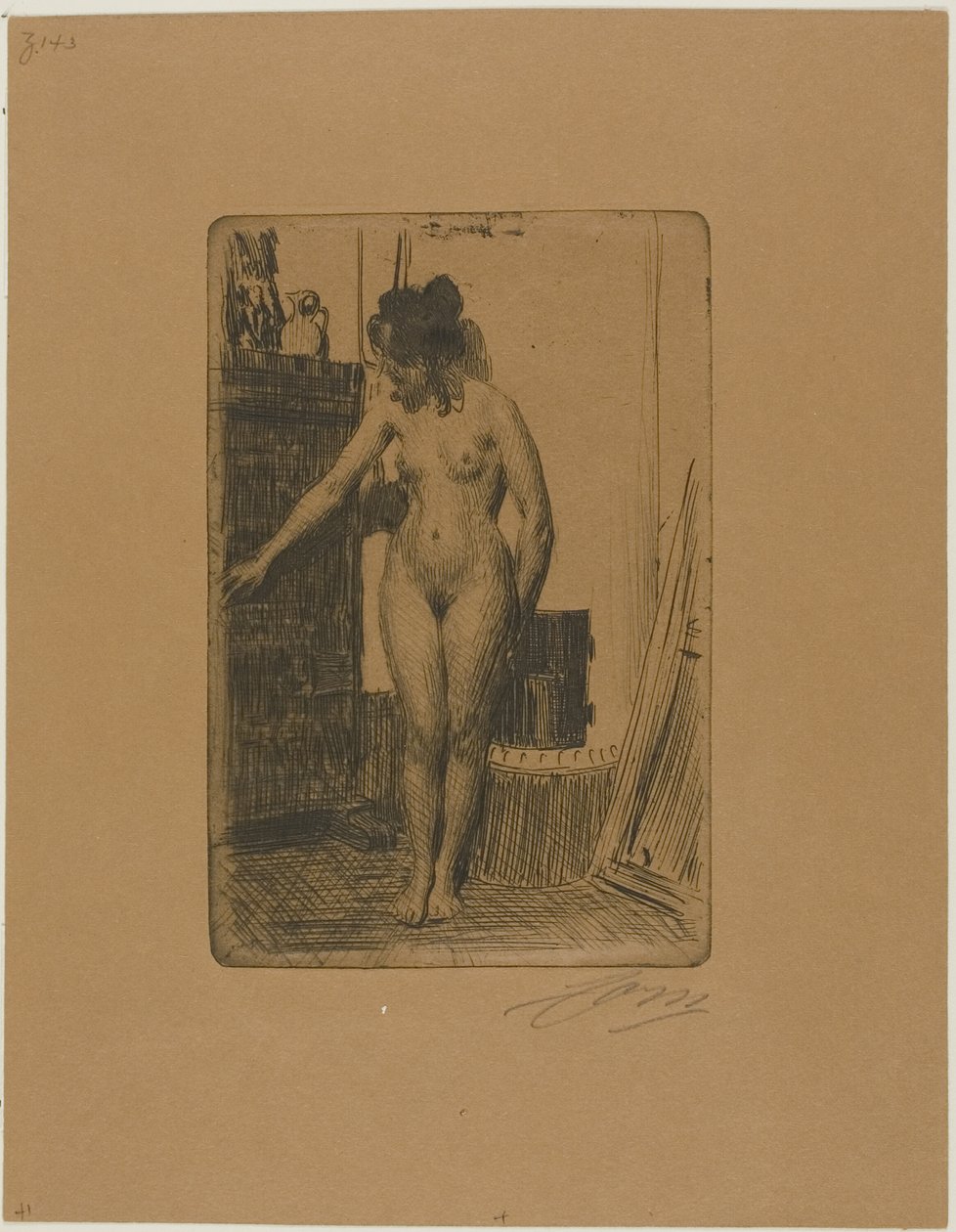 Ante la estufa de Anders Leonard Zorn