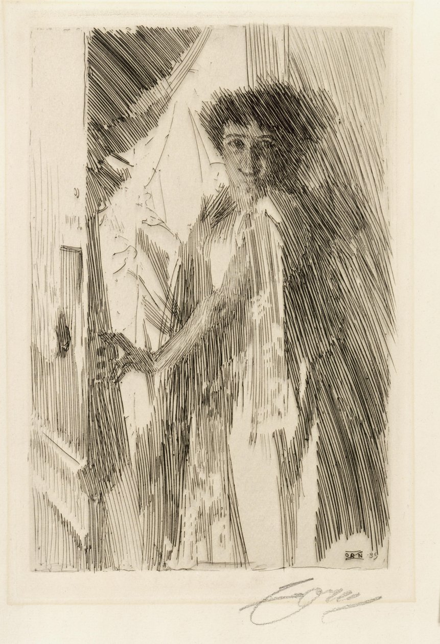 Retrato de la bailarina Rosita Mauri de Anders Zorn