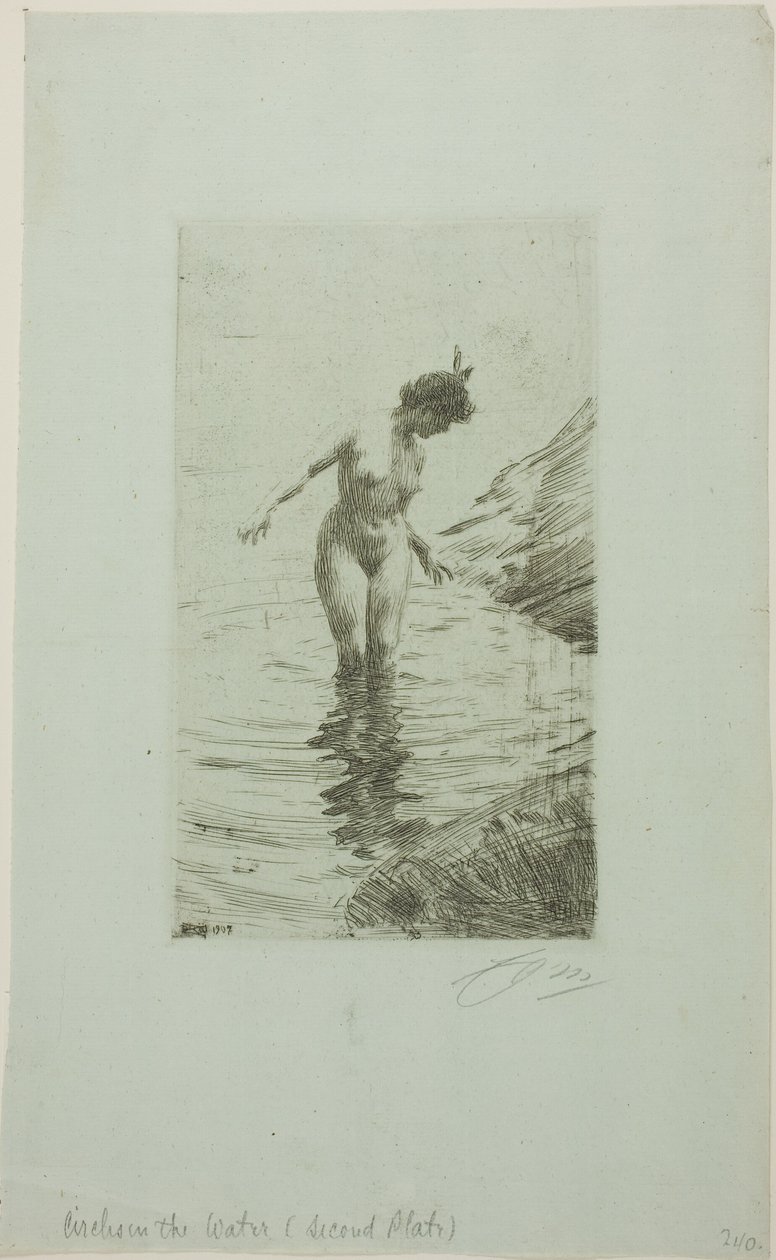 Círculos de agua II de Anders Zorn