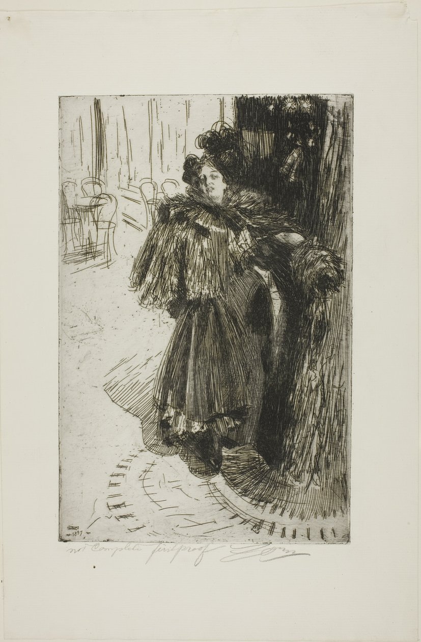 Efecto de noche III de Anders Leonard Zorn