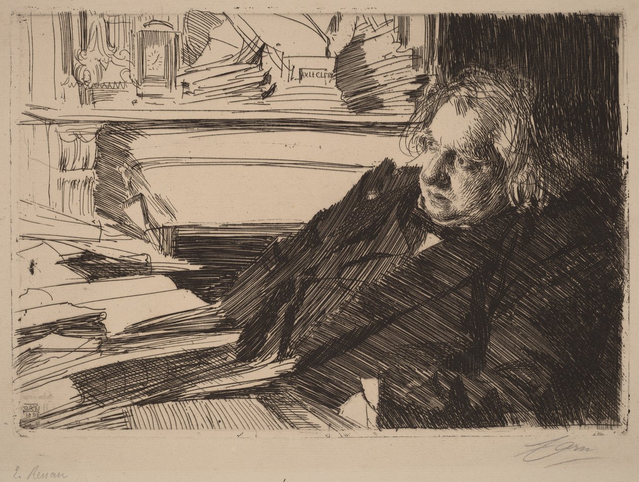 Ernest Renan de Anders Zorn