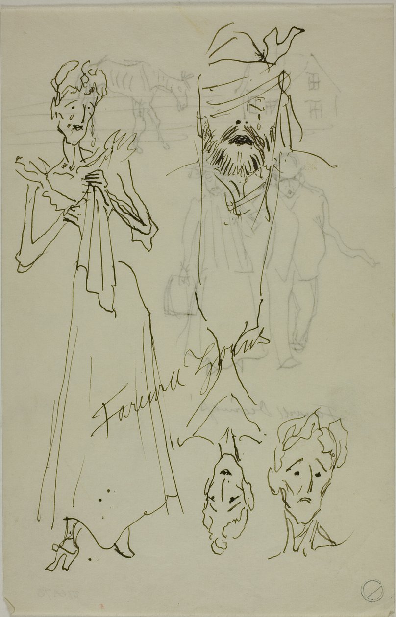 Adiós Zorns (anverso); Adiós Deerings (reverso) de Anders Zorn
