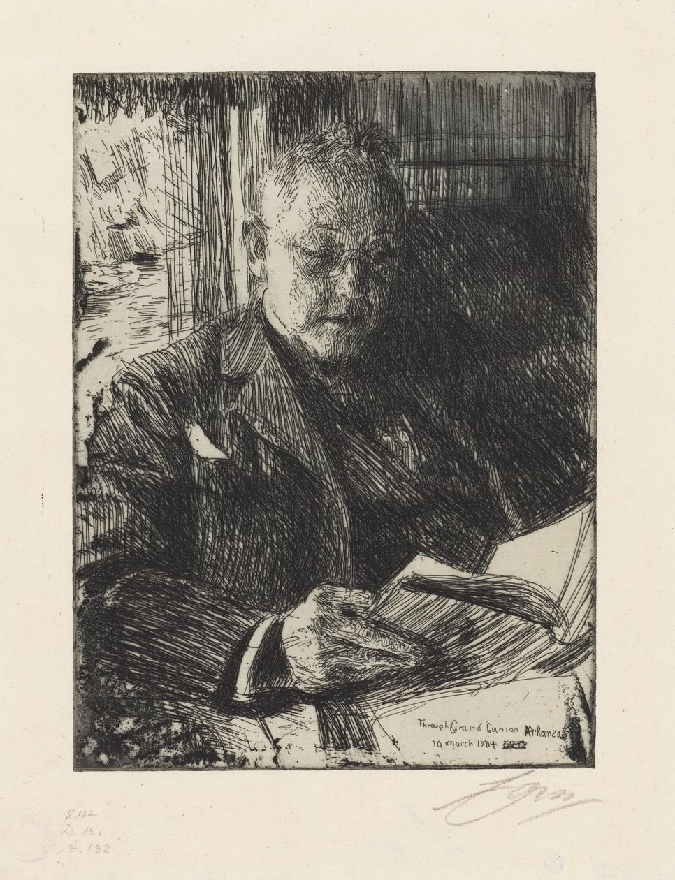 Compañero de viaje, Sr. Ch. Deering de Anders Zorn