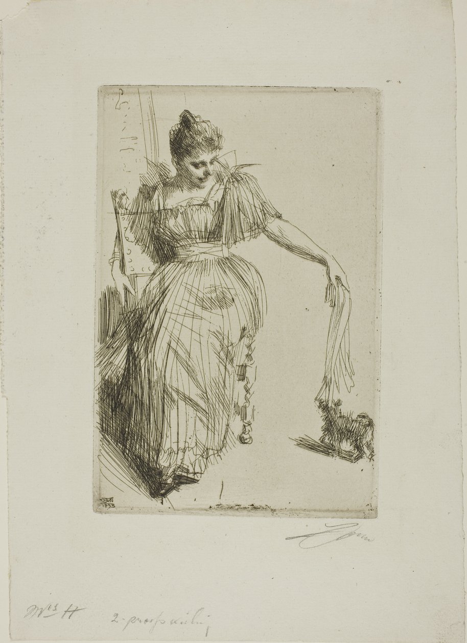 Gerda Hagborg II de Anders Leonard Zorn