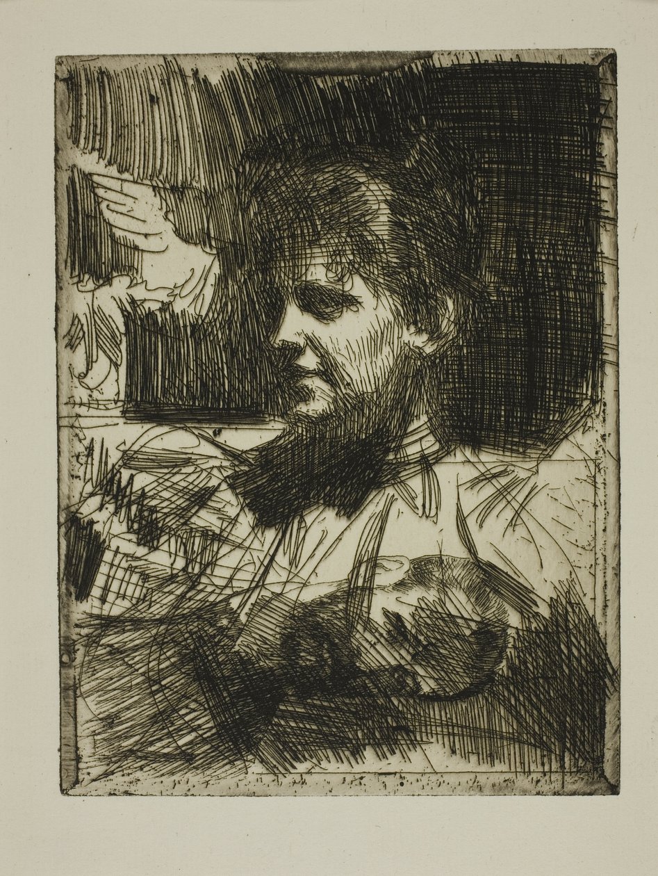 Gerda Hagborg I ("Para complacer") de Anders Leonard Zorn