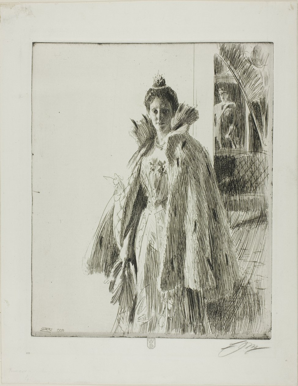 S.A.R. Princesa Ingeborg de Suecia I de Anders Leonard Zorn