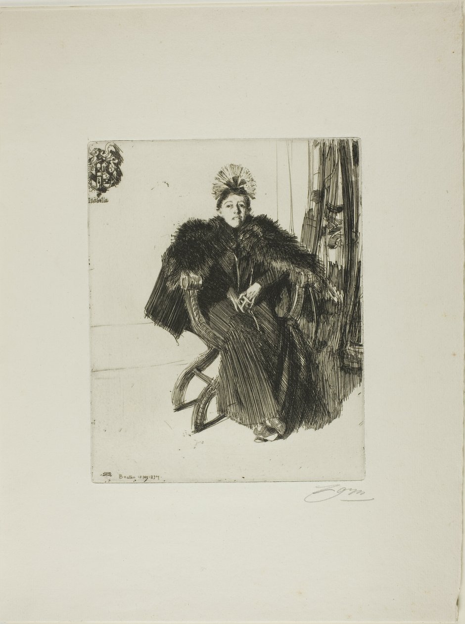 Isabella Gardener de Anders Leonard Zorn