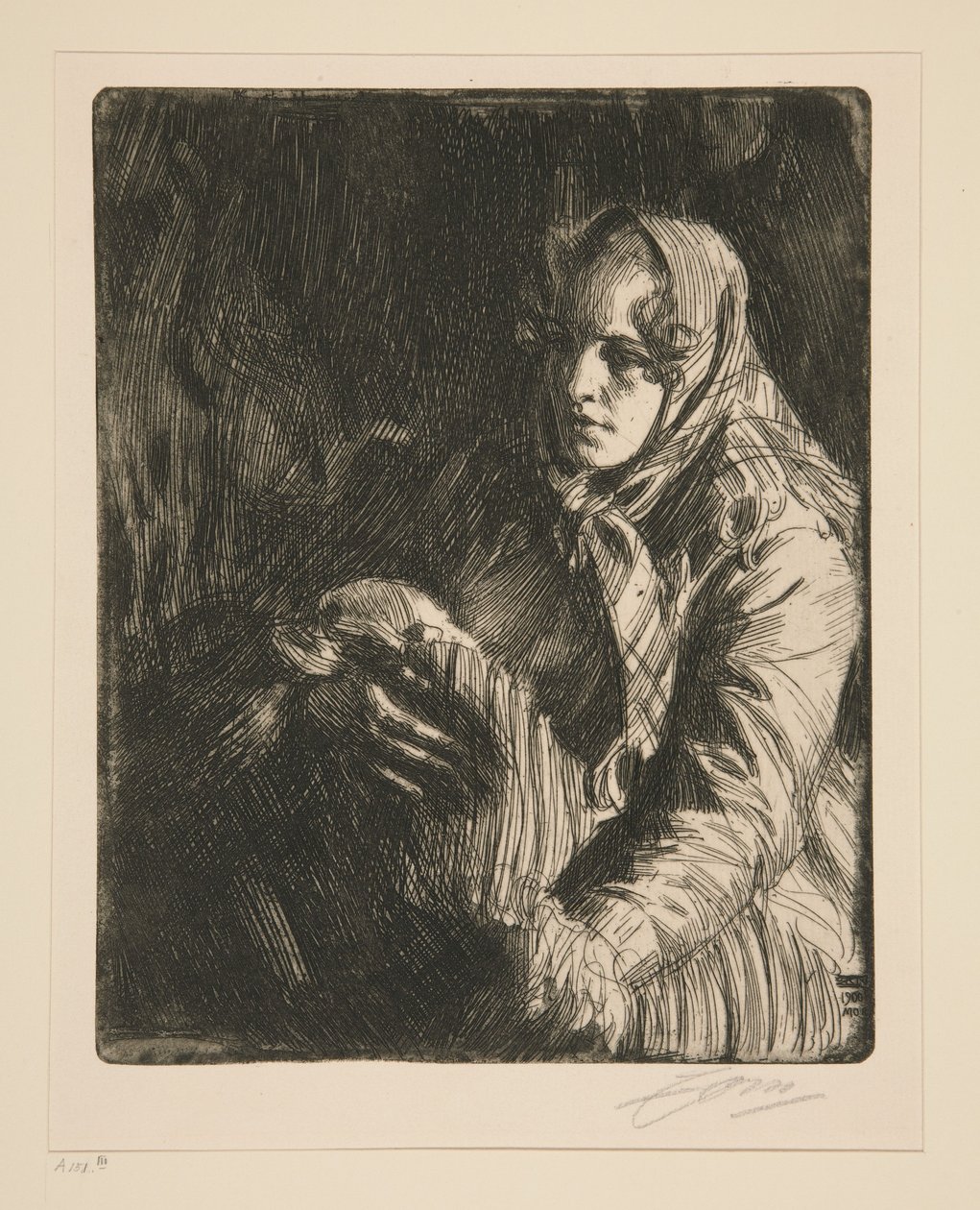 Madonna (Una madre) de Anders Zorn