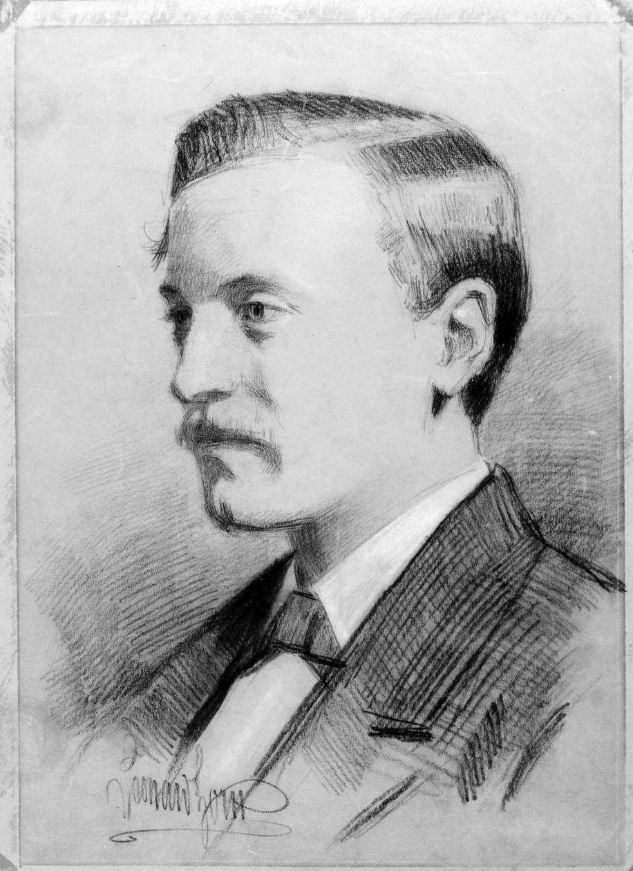 Retrato de hombre de Anders Zorn
