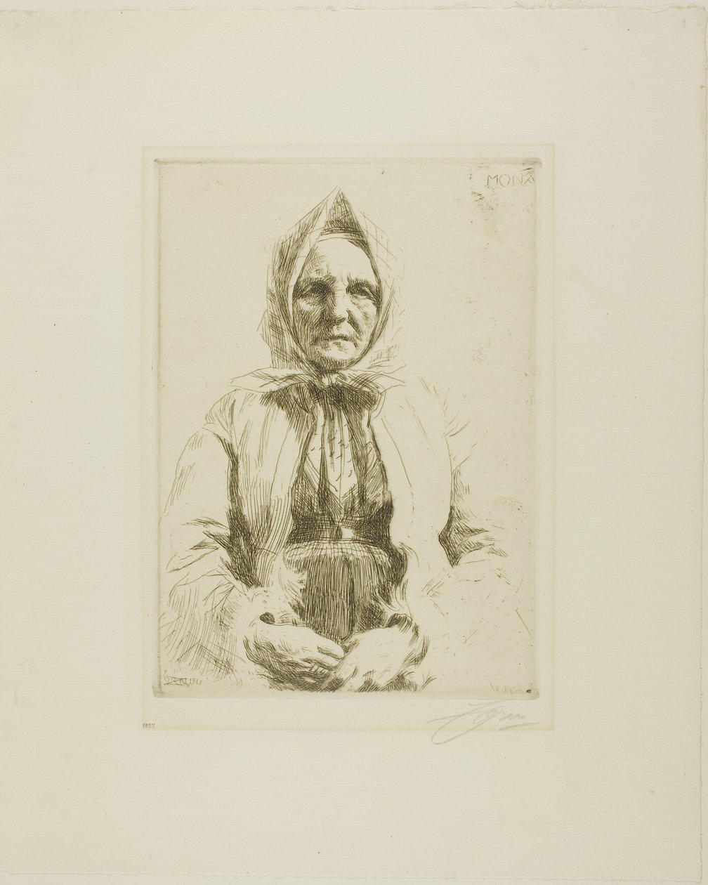 Mona de Anders Leonard Zorn
