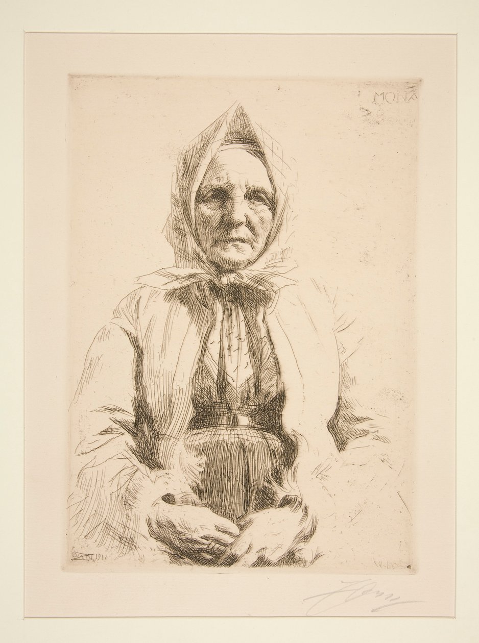 mona de Anders Leonard Zorn