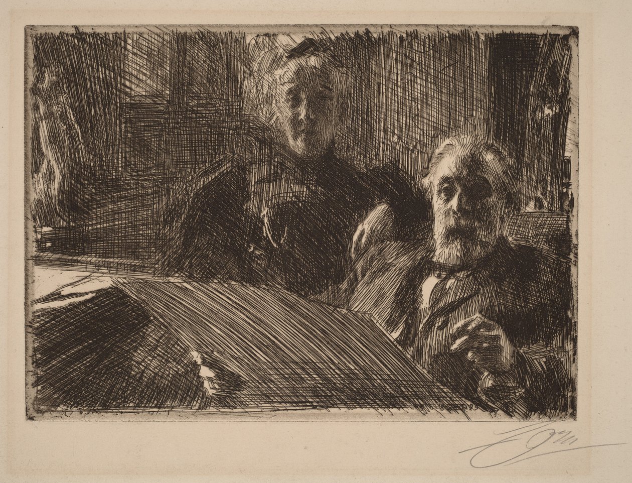 El señor y la señora Furstenburg de Anders Zorn