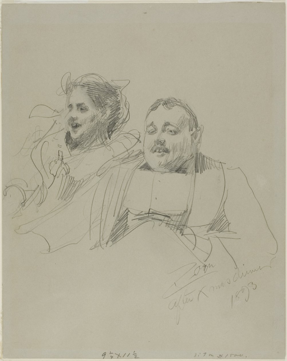 Sr. y Sra. Raymond Johnson de Anders Leonard Zorn