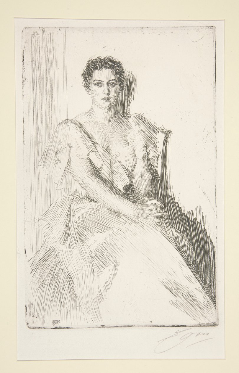 señora cleveland de Anders Leonard Zorn