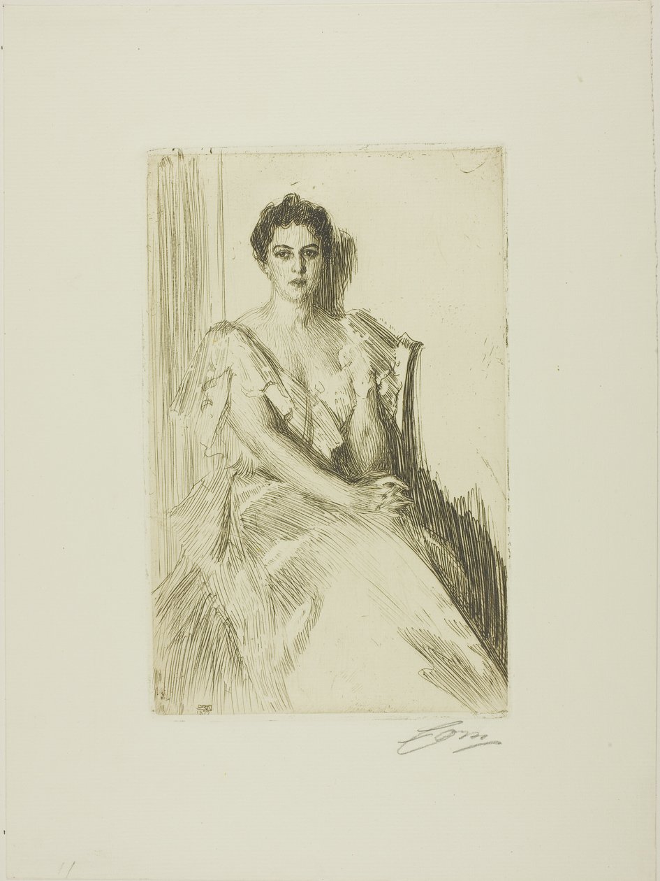 Sra. Cleveland II de Anders Leonard Zorn