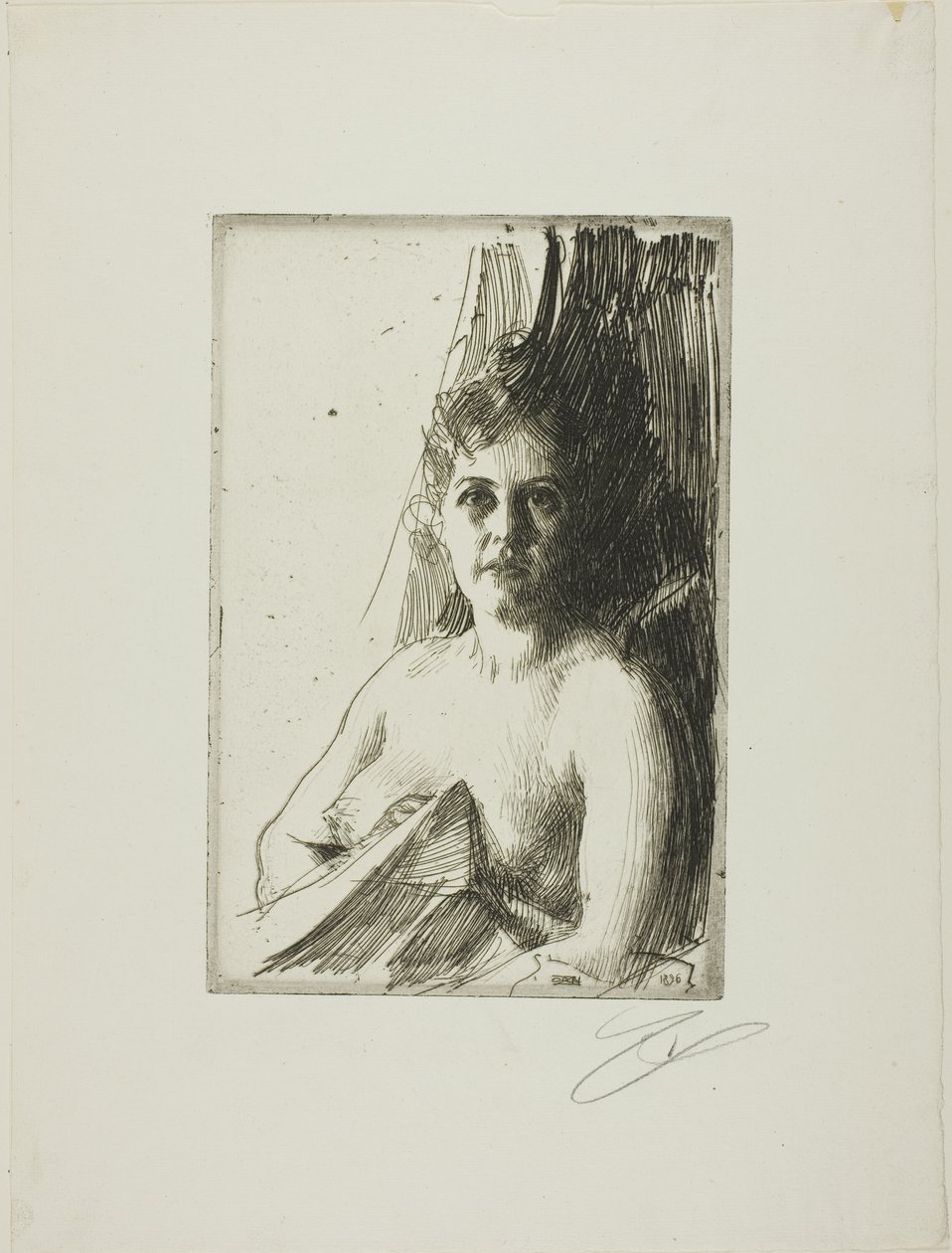 Estudio de desnudo III de Anders Leonard Zorn
