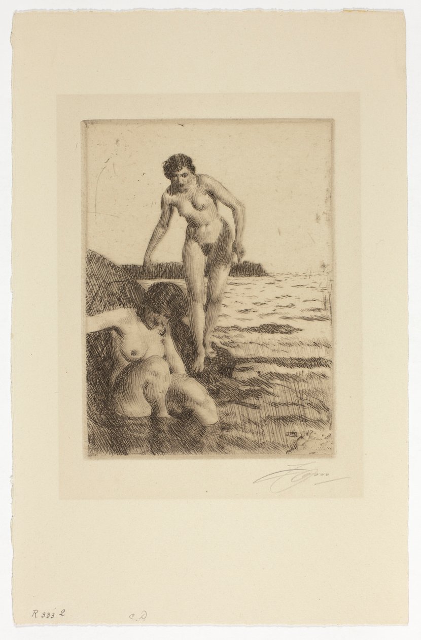 En la Isla de Hemsö de Anders Zorn