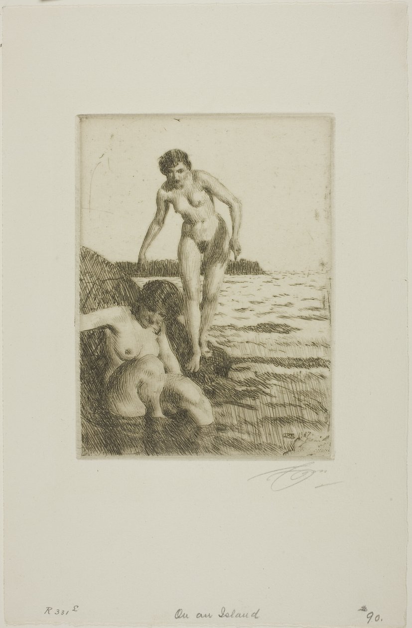 En la isla de Hemsö de Anders Leonard Zorn