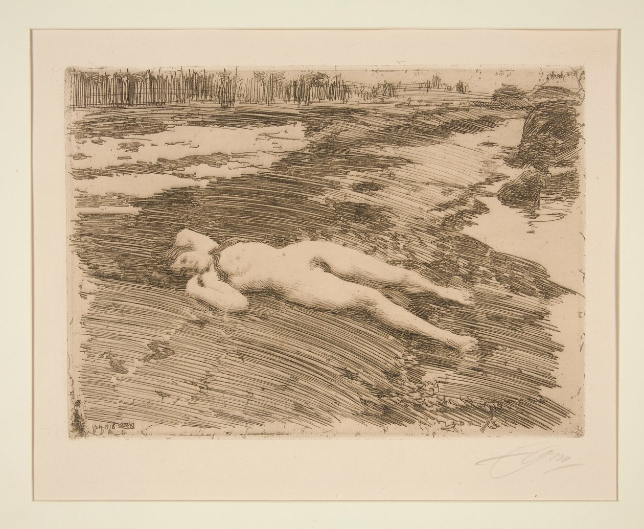 en las arenas de Anders Leonard Zorn