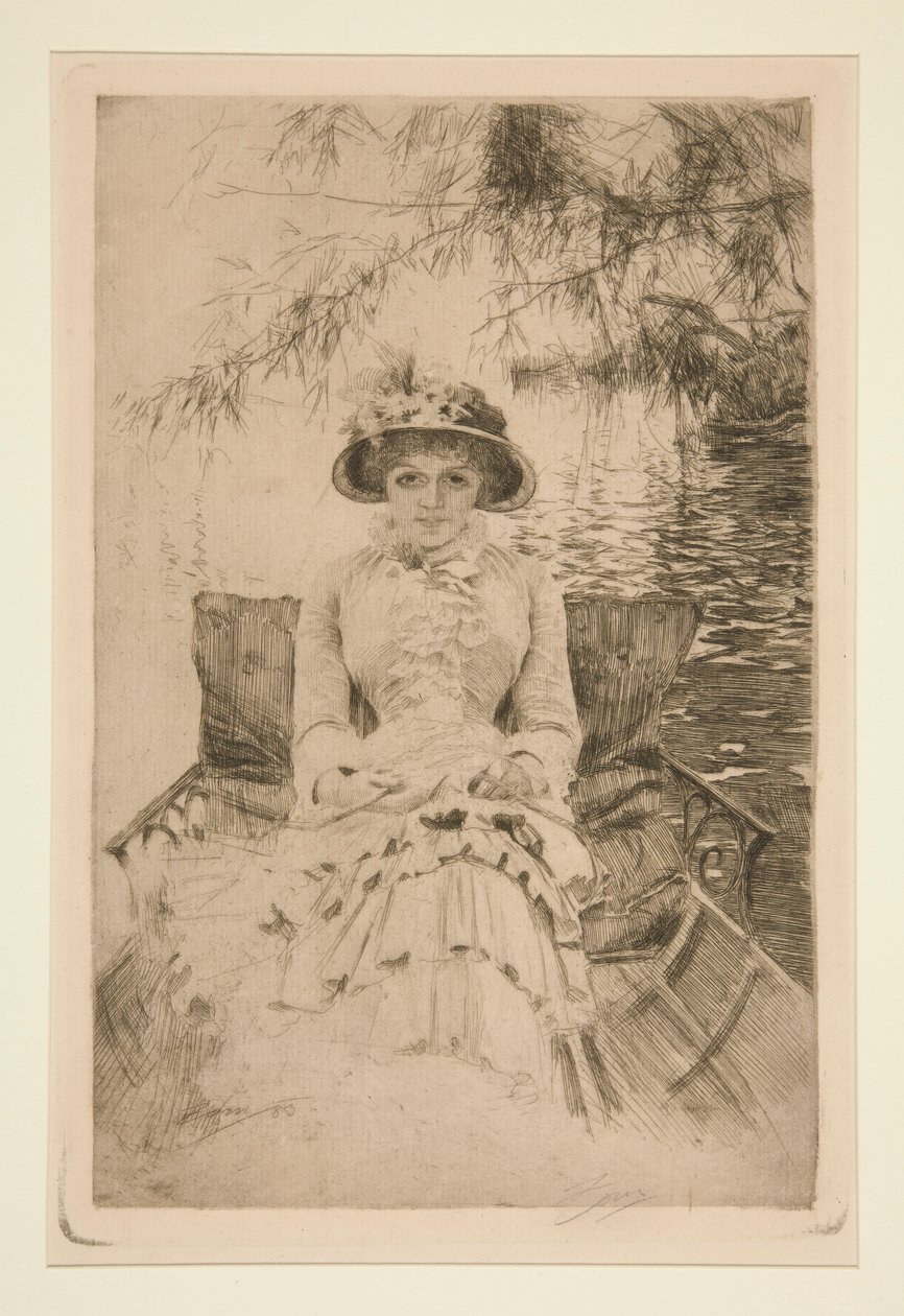 en el támesis de Anders Leonard Zorn