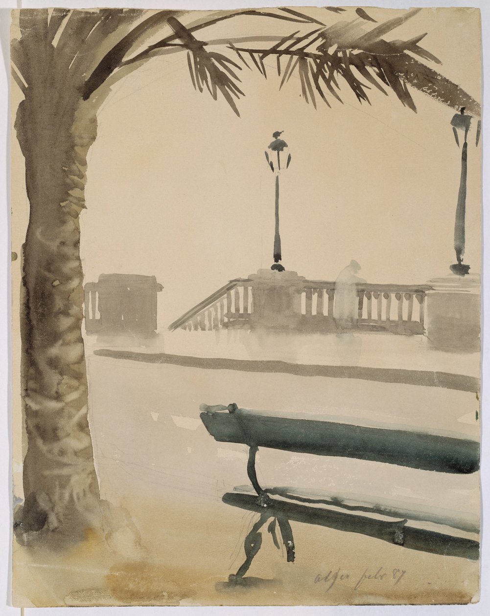 En la terraza de Anders Zorn