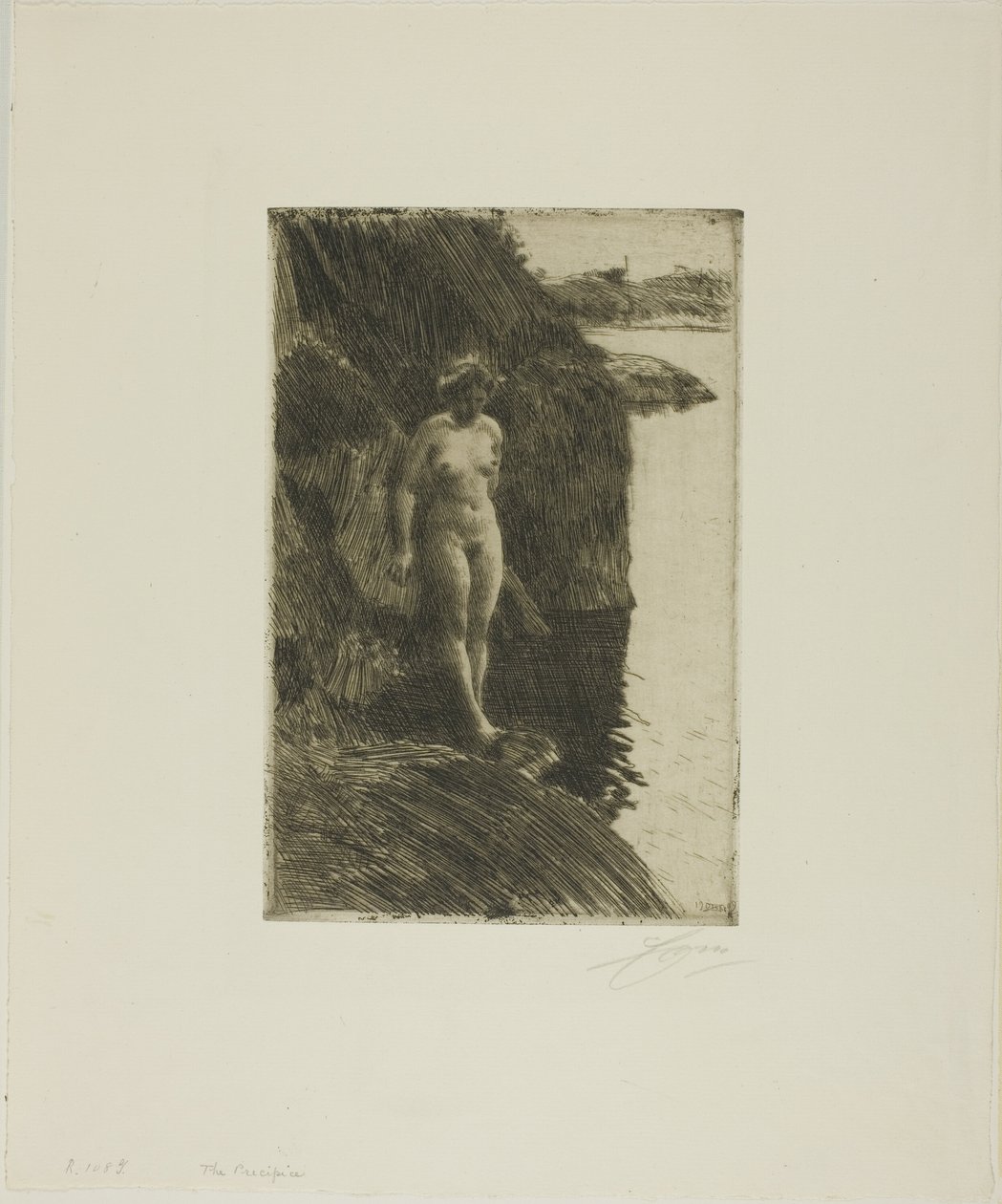 Precipicio de Anders Leonard Zorn