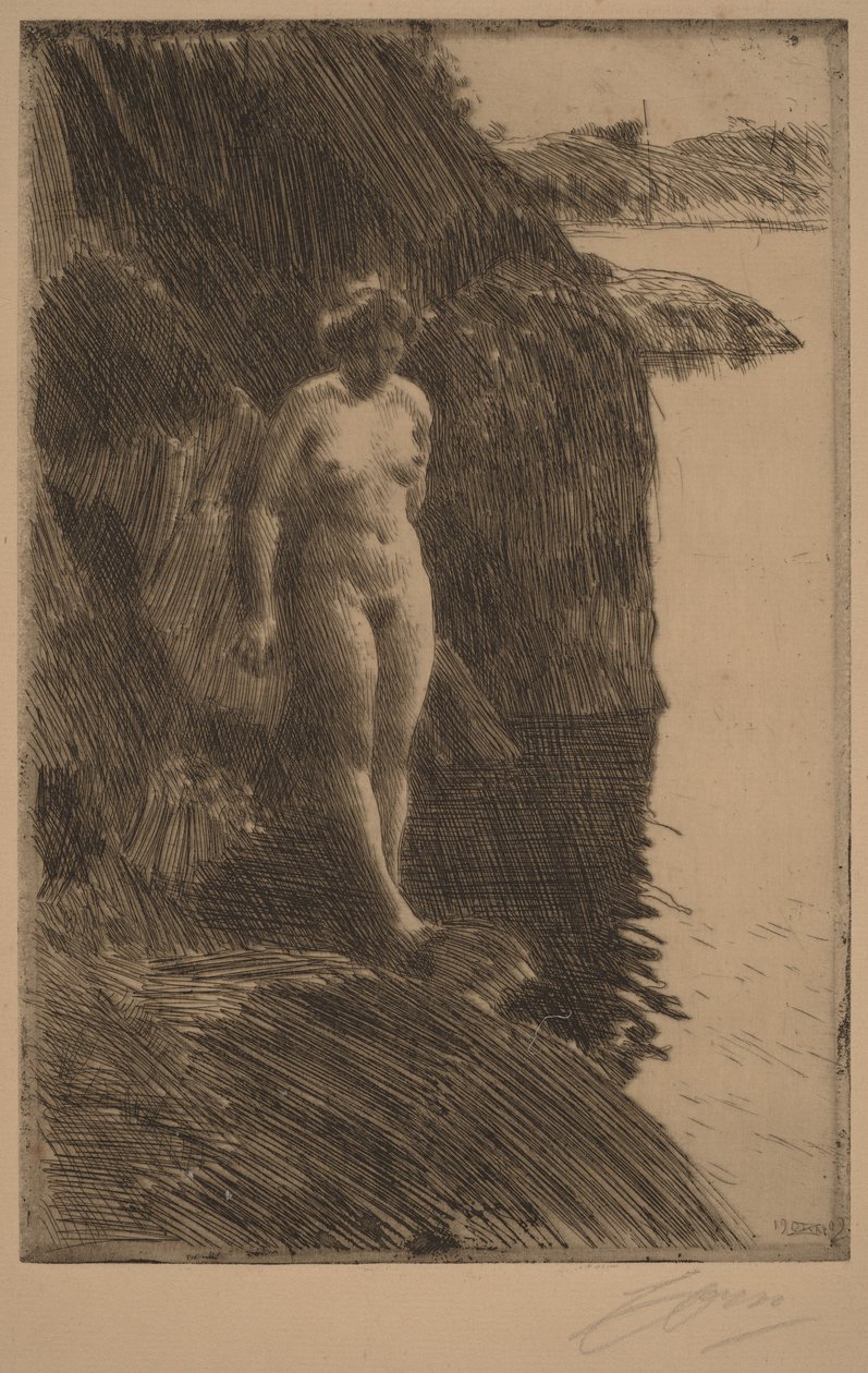 Precipicio de Anders Zorn