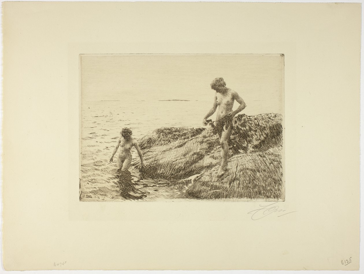 Skerries hacia el Mar de Anders Leonard Zorn