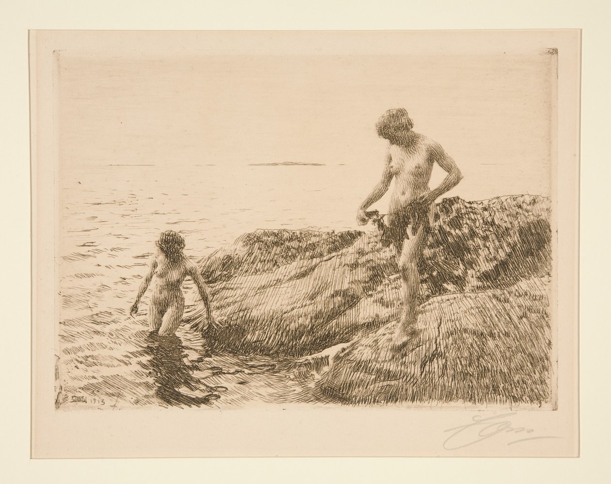 Seaward Skerries de Anders Zorn