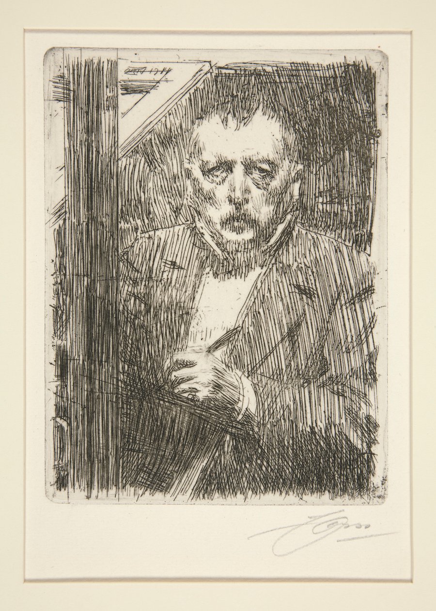 Auto retrato de Anders Leonard Zorn