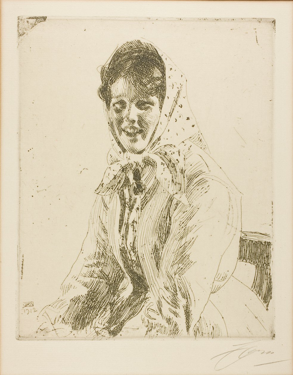 Skerikulla (Una chica Skeri) de Anders Leonard Zorn