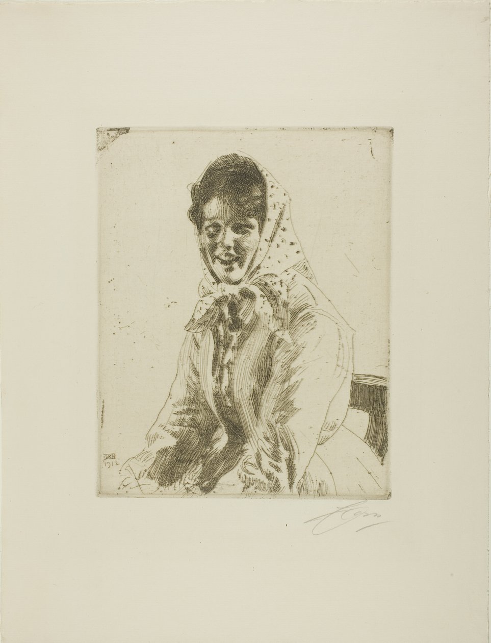 Skerikulla (Una chica Skeri) de Anders Leonard Zorn