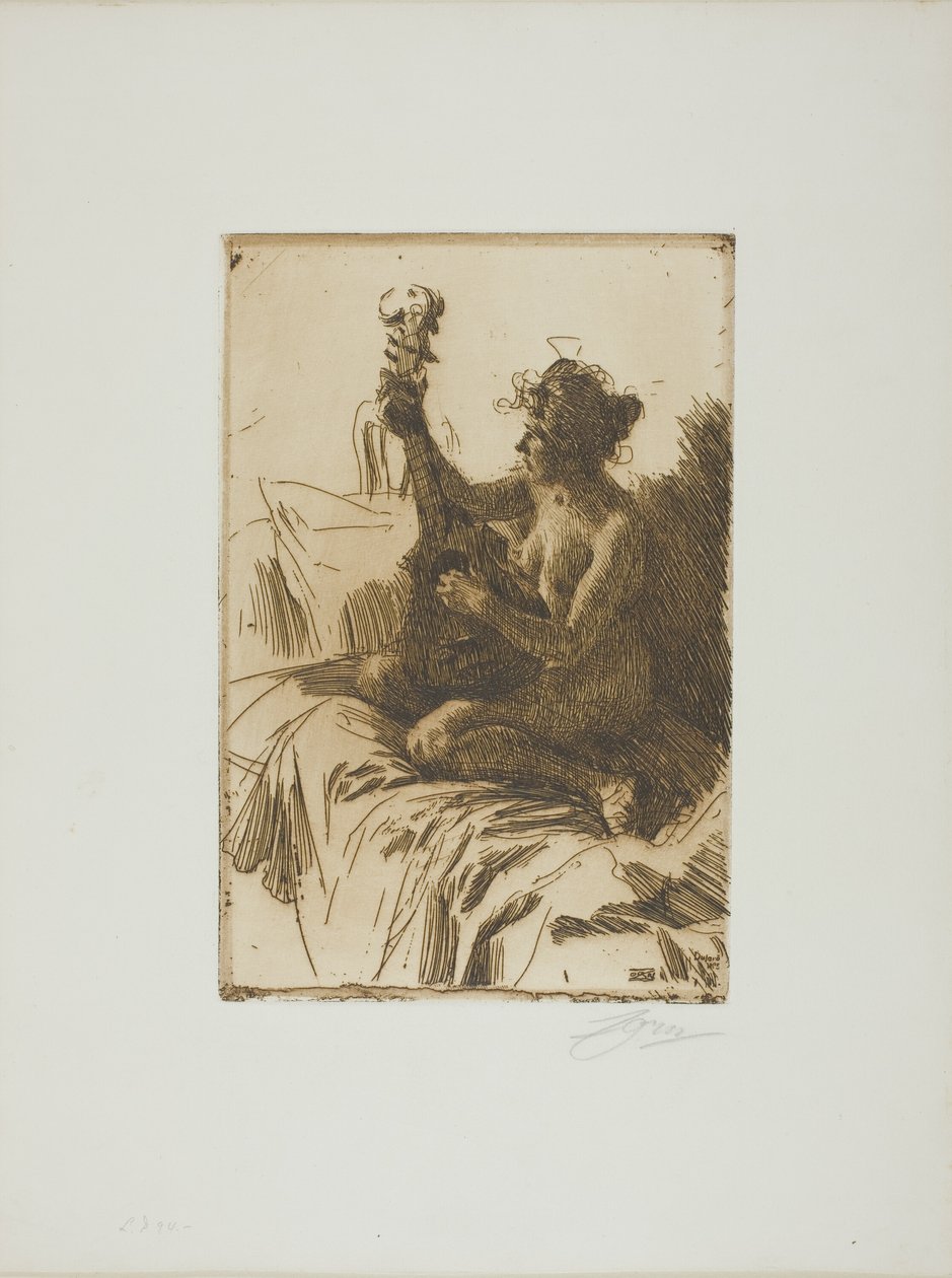 Recuerdo o La guitarra de Anders Leonard Zorn