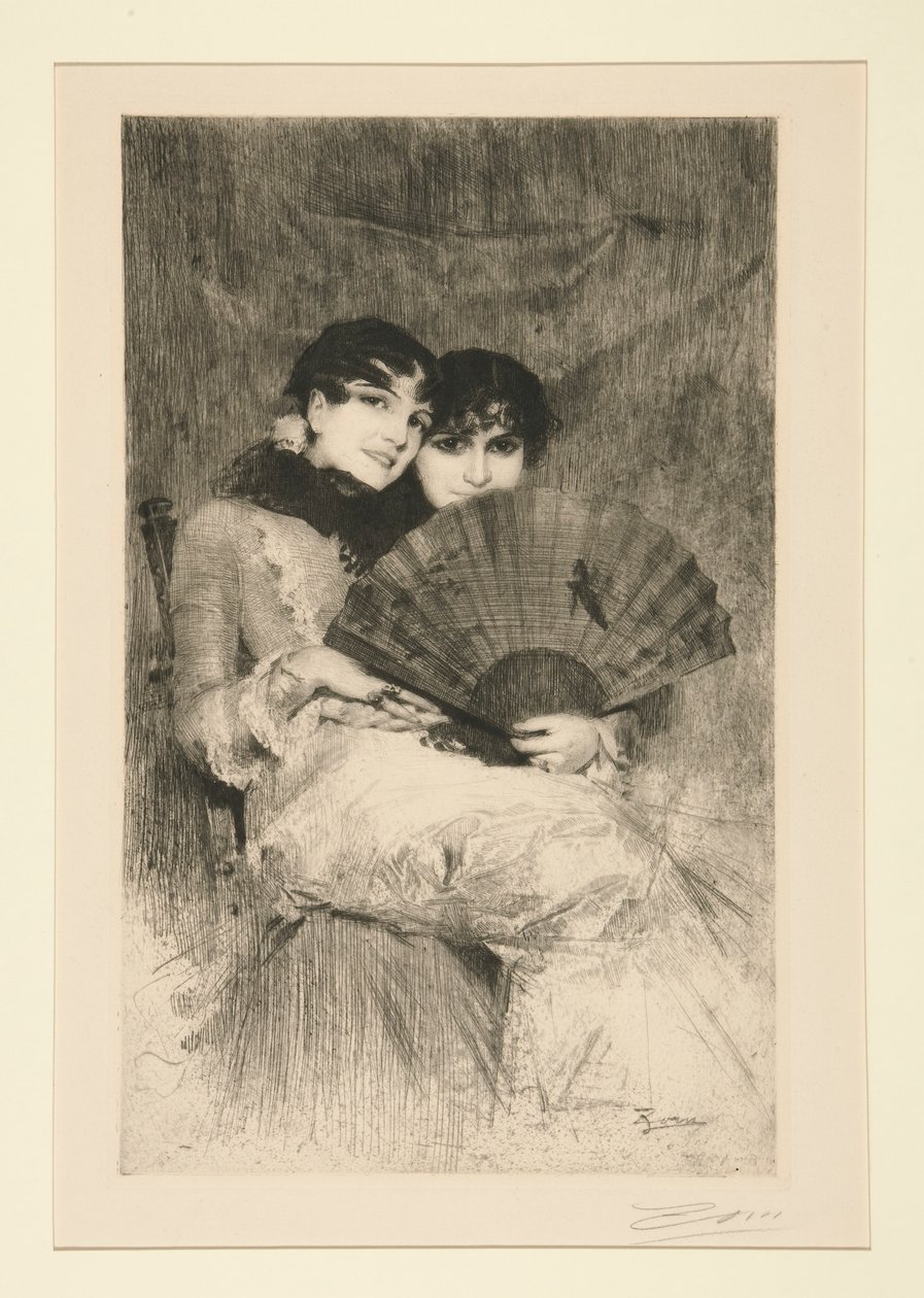 hermanas españolas de Anders Leonard Zorn