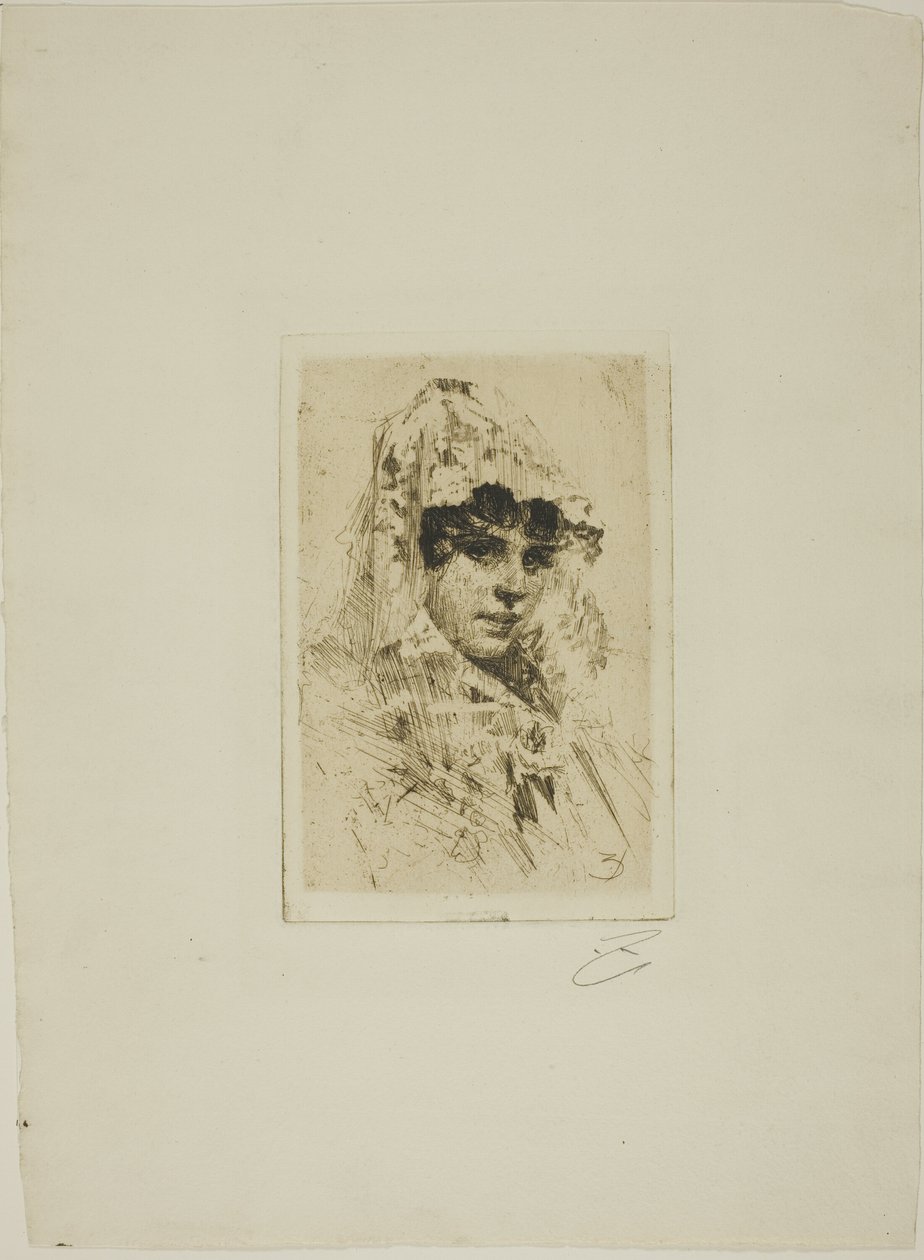 Mujer española de Anders Leonard Zorn