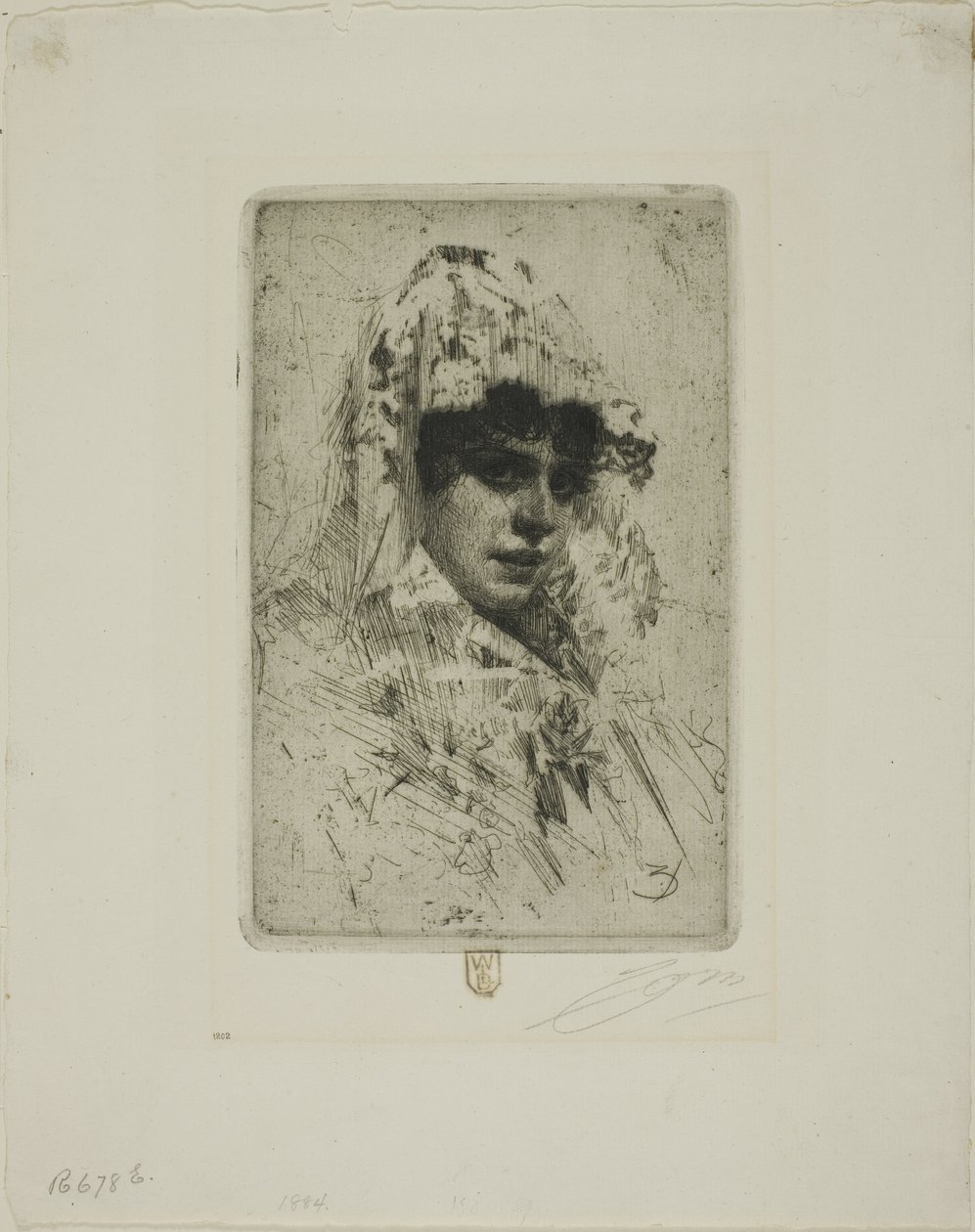 Mujer española de Anders Leonard Zorn