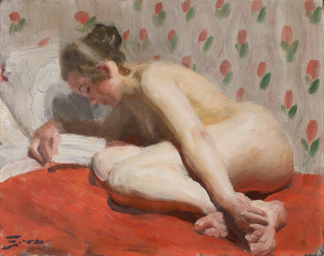 Estudio de desnudo de Anders Zorn