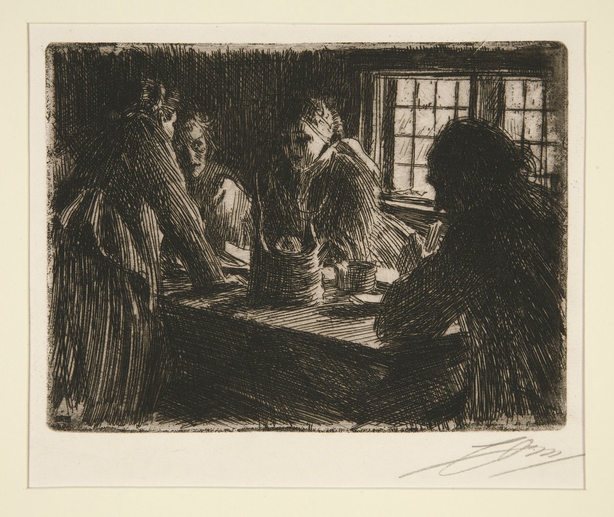la dama de honor de Anders Leonard Zorn