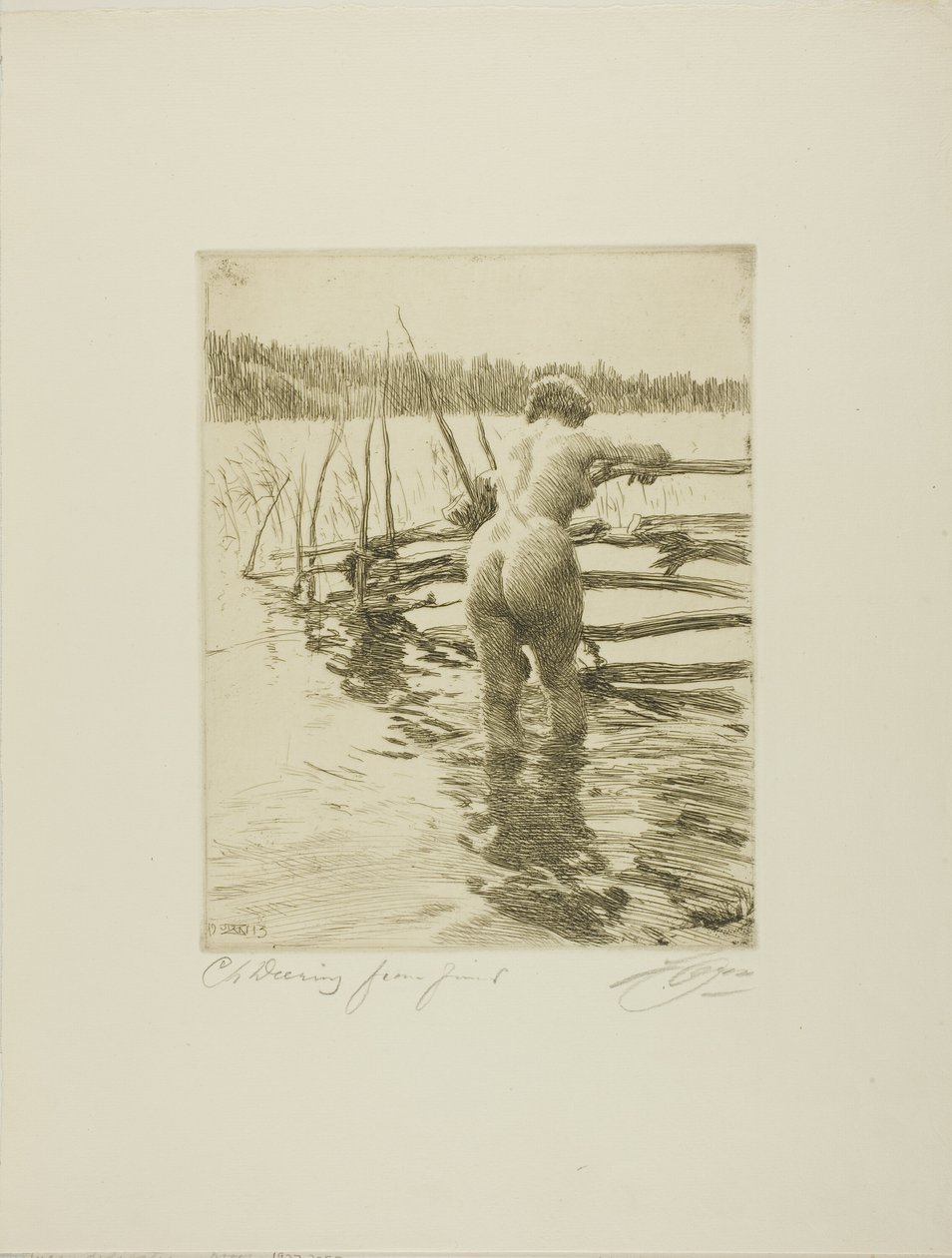 La cerca de Anders Leonard Zorn