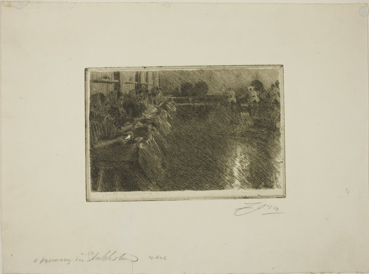 La gran cervecería de Anders Leonard Zorn
