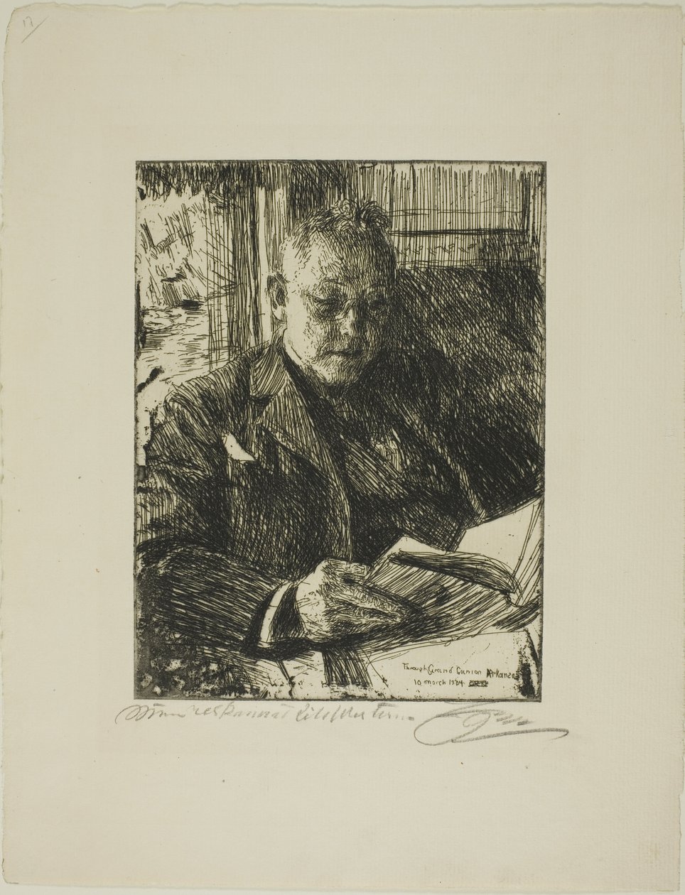 Compañero de Viaje (Sr. Ch. Deering) de Anders Leonard Zorn